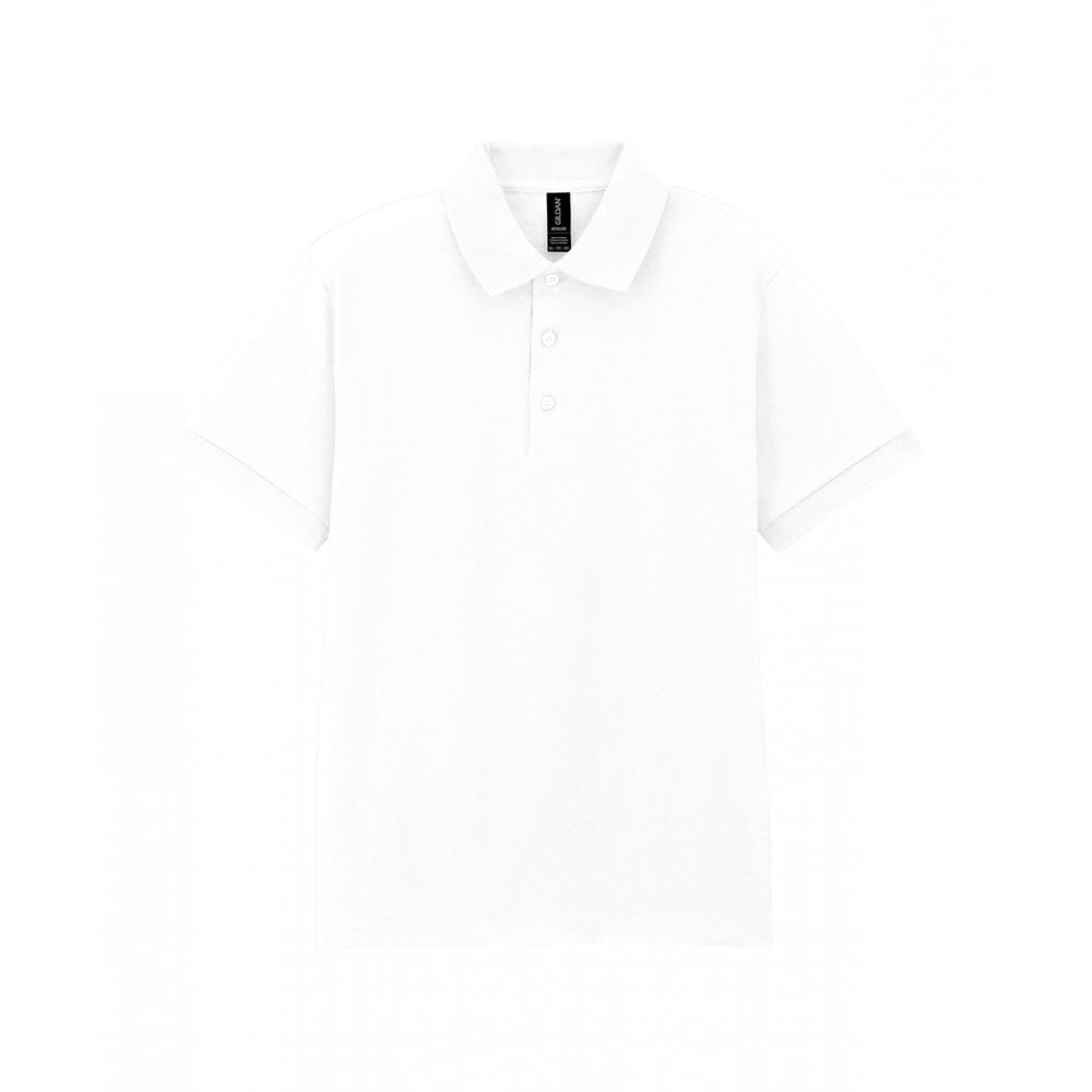 Gildan DryBlend® Jersey knit polo white