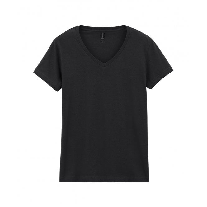 Softstyle® women's v-neck t-shirt Code: 64V00L black