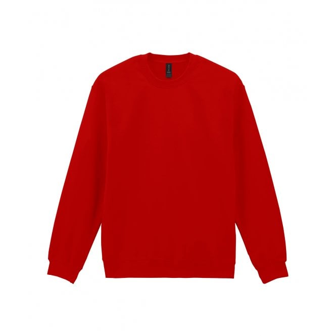 Softstyle™ Midweight Fleece Adult Crew Neck Code: SF000 red